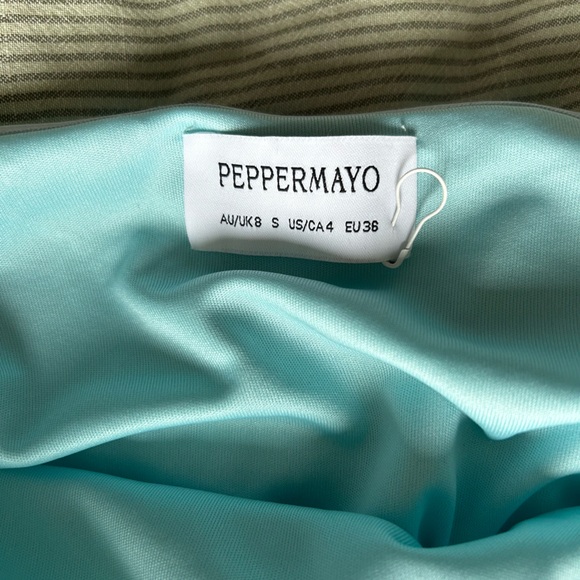 Peppermayo Strapless Light Blue Floral Dress - Picture 3 of 3